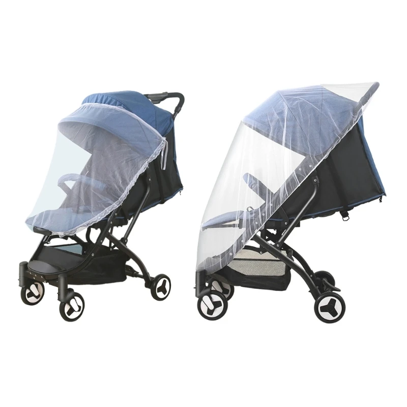 Upgraded Baby Stroller Mosquito Net Pushchair Cart Insect-Shield Net Mesh Safe