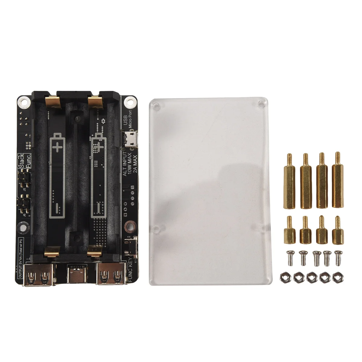 

T36C For UPS Power Supply Uninterrupted UPS HAT 18 650 Backup Battery Power Supply Management Expansion Board