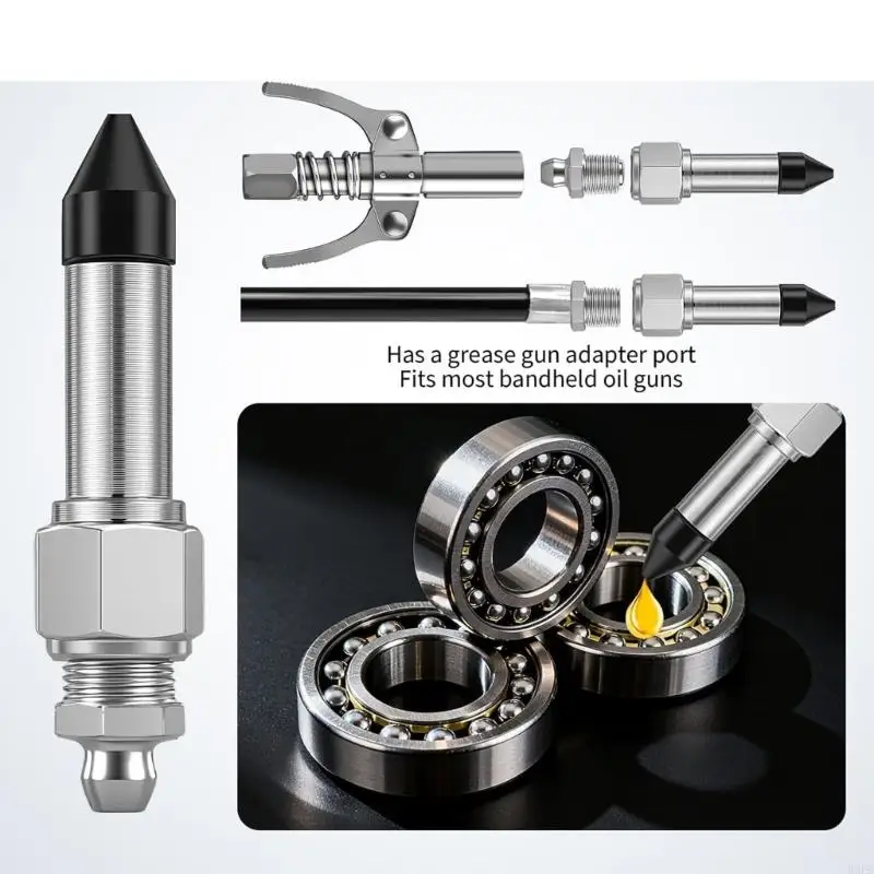 

Grease Needle Dispenser Tip for Tight Space In Car Truck And Machinery R6FB