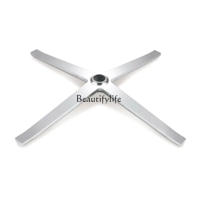 

Four-star foot sole base aluminum alloy polished chair foot bracket computer office chair base processing
