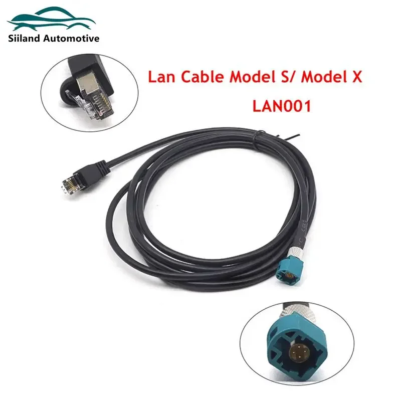 New Autel TESKIT LAN001 Diagnostic Cables for Tesla S & X Vehicle Models Work with MaxiSYS 909, 919, Ultra Tablets