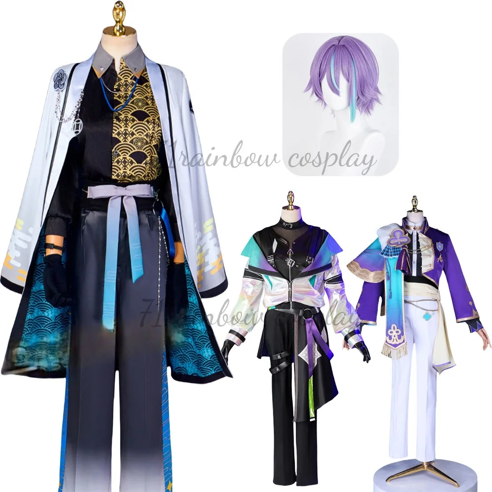 Kamishiro Rui Cosplay PJSK プロジェクトセカイ カラフルステージ Cosplay Costume Sets Wig Clothes Male Kamishiro Rui Cosplay