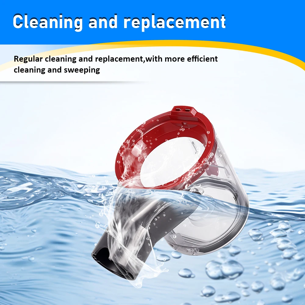 다이슨 V7 V8 SV10 SV11 핸드헬드 무선 진공청소기용 먼지통 교체 먼지통 쓰레기통 예비 부품 액세서리