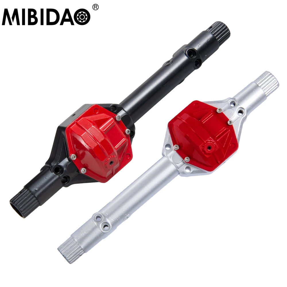 

MIBIDAO Metal Aluminum Front Rear Axle Shell Empty Axle Housing For 1/10 Axial Wraith 90018 RC Crawler Car Upgrade Parts