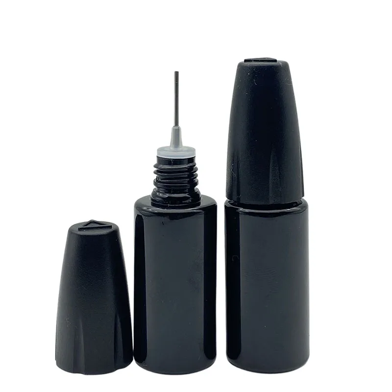 5/10PCS Empty Refillable Bottle Needle Tip Dropper Bottle for Ego,E Liquid ,oil, Clear Plastic Needle Bottle 10ML 15ML 20ML