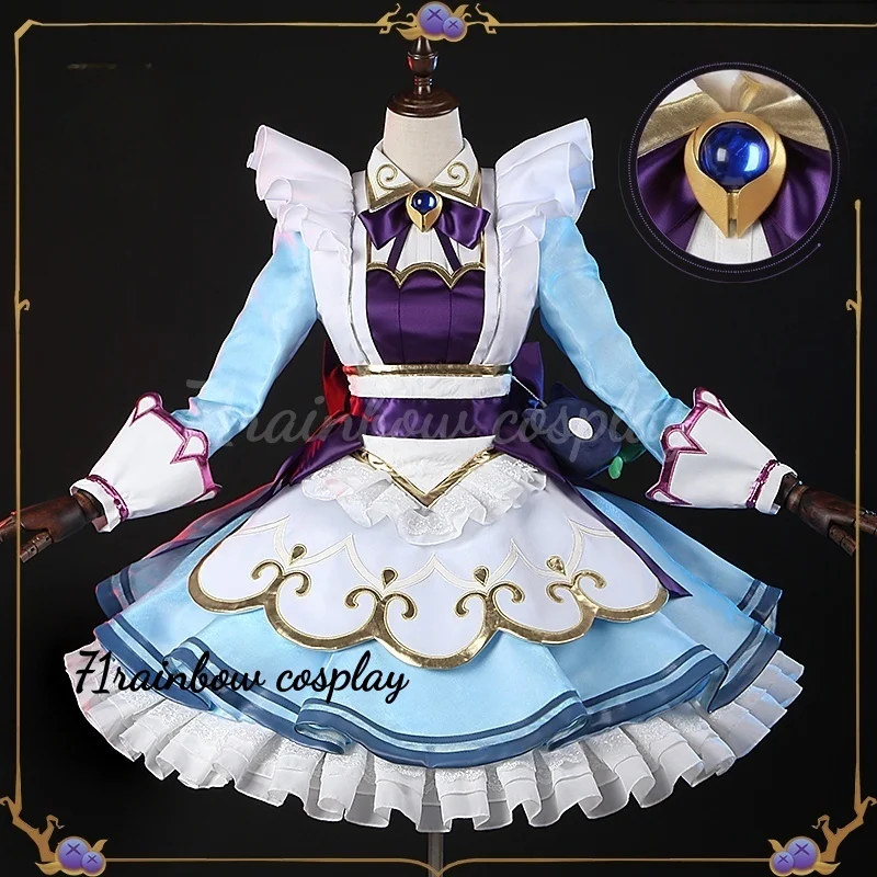 

LOL Coffee Sweetheart Gwen Cosplay Costume Woman Game Gwen Maid Outfits Lovely Dresses Costumes Cosplay