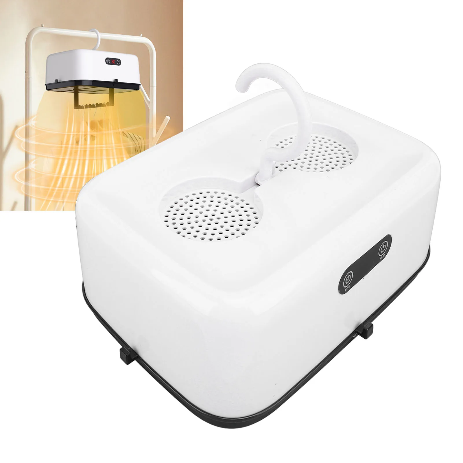 

Портативная сушилка для одежды мощностью 600 Вт | Компактная и складная электрическая сушильная машина для нижнего белья, носков, небольшой стирки | Быстросохнущий