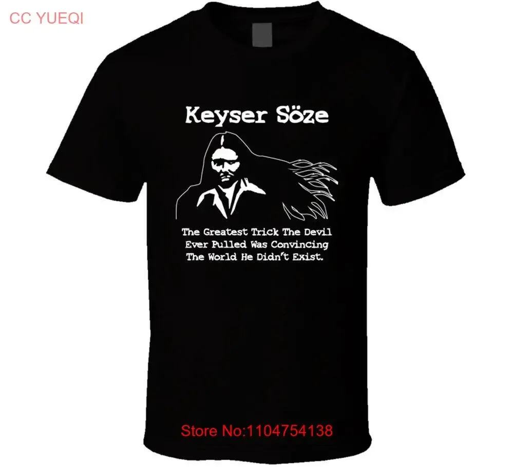 The Usual Suspects Keyser Soze Cool T Shirt vintage Washed Comfortable graphic Versatile Soft streetwear Unisex Stylish fashion