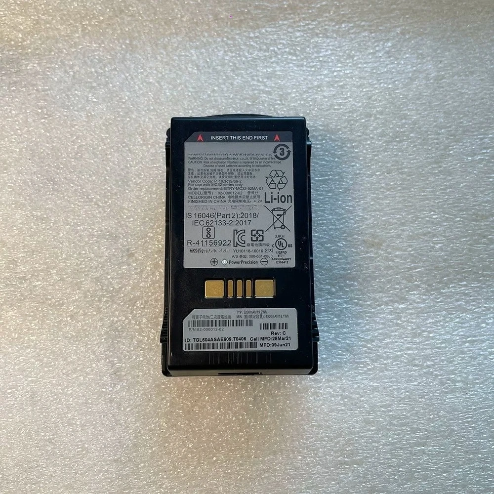 .。for Symbol82-000012-02 MC32 MC32N0 MC32N0G BTRY-MC32-01 Battery New.。