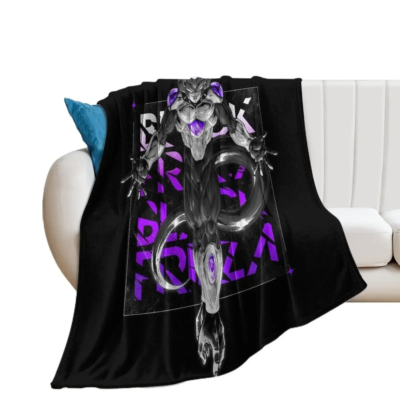 

Frieza new transformation Black Frieza Throw Blanket Travel Weighted christmas decoration Blankets