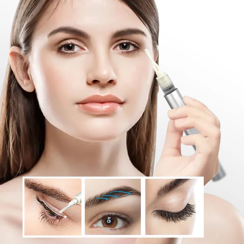 VGO Eyelash Growth Serum Enhance Length Volume Safe Fast Effective Nourishing Formula for Stronger Healthier Lashes – 3ml