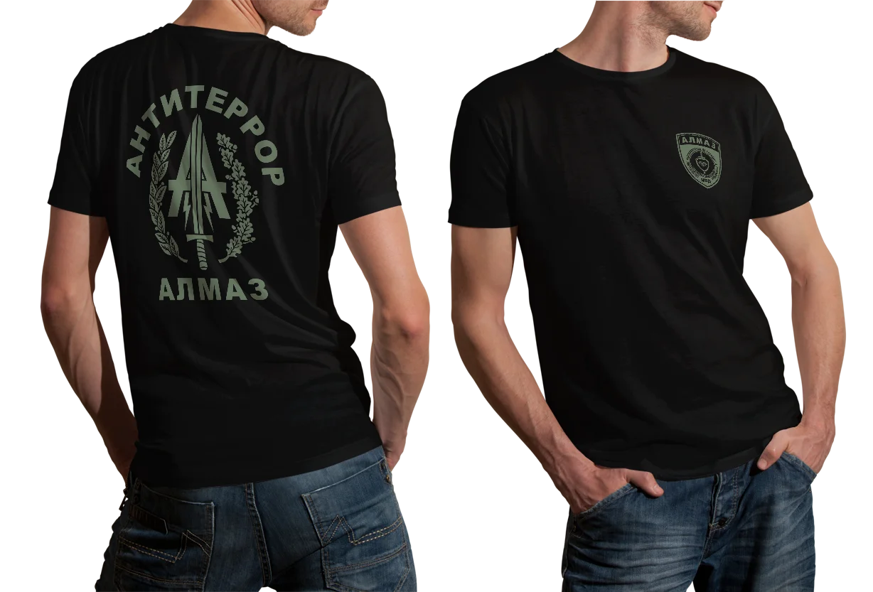 Belarus MVD Armed Forces Spetsnaz Almaz Alpha Team T-shirt Short Sleeve Casual 100% Cotton T Shirts