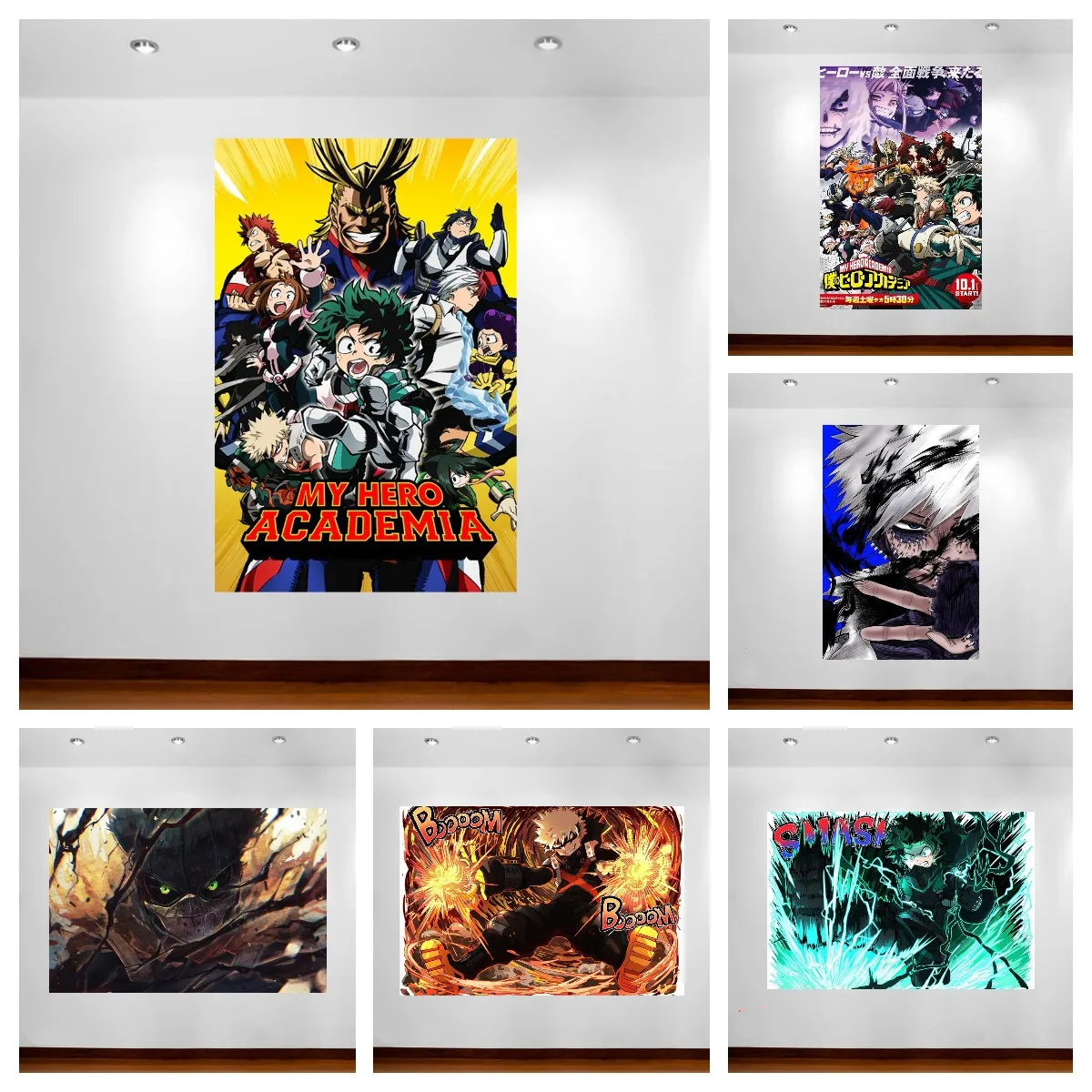 My Hero Academia Poster Boku No Hero Academia Anime Poster Canvas Wall Painting Living Room Wall Decor Wall Posters Home Decor