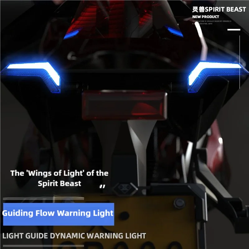 Motorcycle LED Water Turn Signal 12V Highlight Signal Lights Universal Indicator for Spirit Beast Honda Suzuki BMW Kawasaki KTM