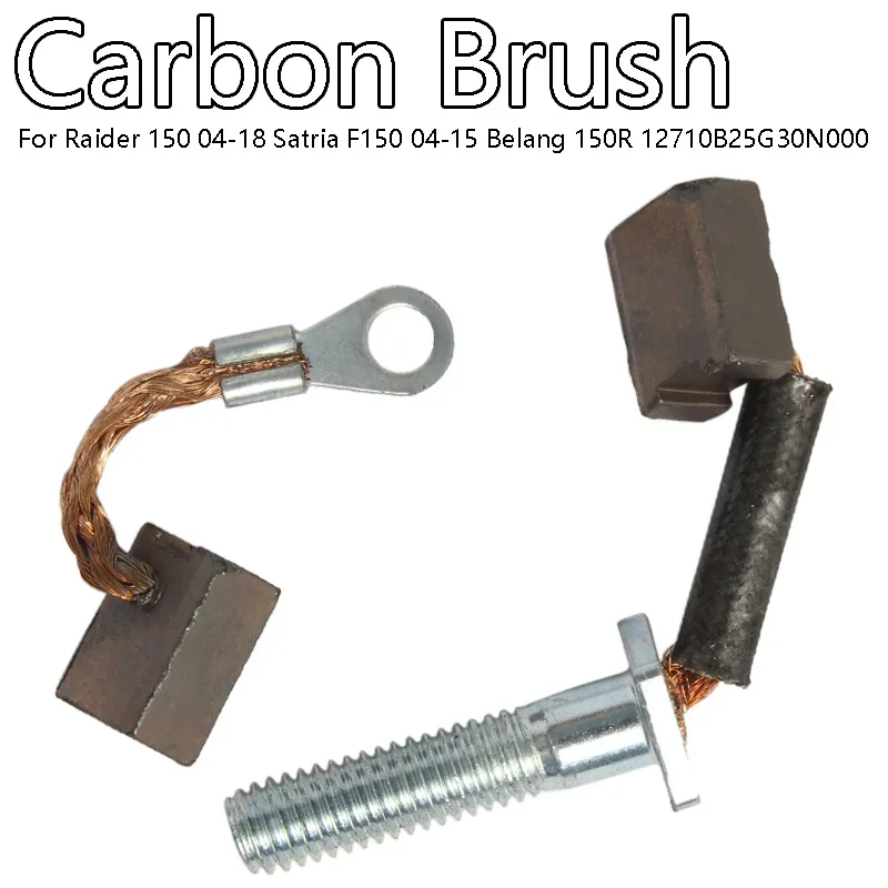 Starter Motor Carbon Brush for Raider150 04-18 Satria F150 04-15 Belang 150R 12710B25G30N000