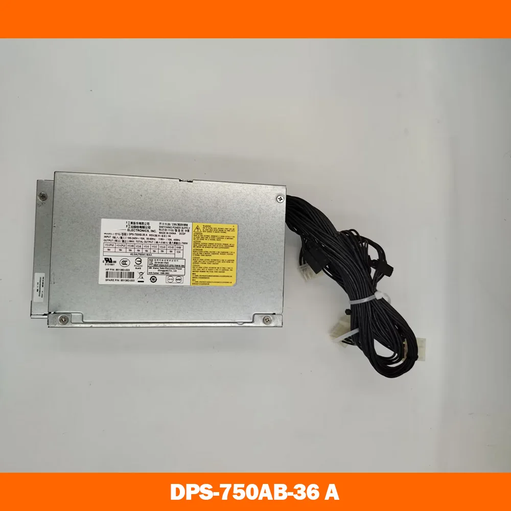 750W Workstation Z4 G4 Server Power Supply 851382-001 851382-003  DPS-750AB-36 A
