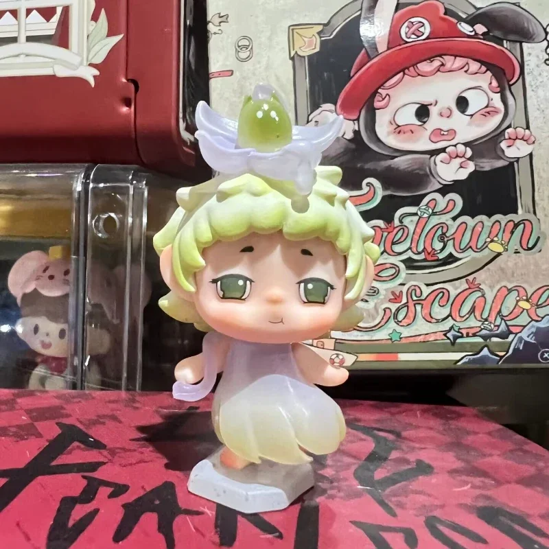 جديد Heyone MINI Lost Time Town Series صندوق أعمى صغير Ozai MIMI OONA Joy FAYA FURFUR عمل أرقام تحصيل نموذج دمية الهدايا