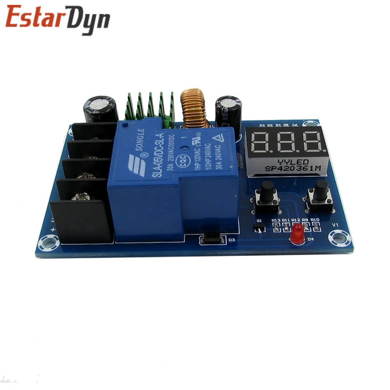 XH-M604  Battery Charger Control Module DC 6-60V Storage Lithium Battery Charging Control Switch Protection Board