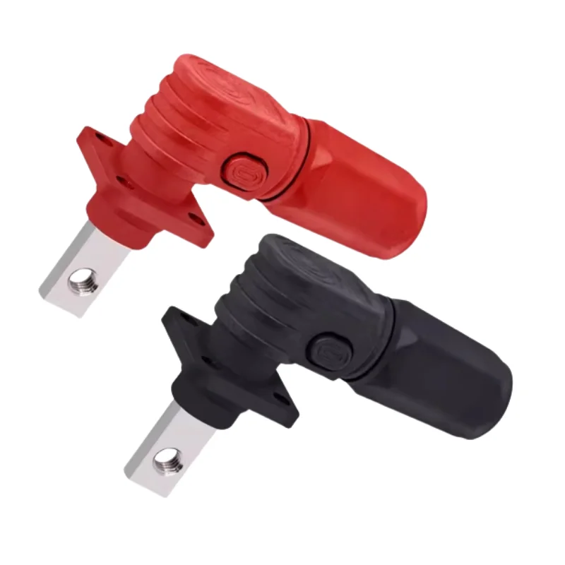 120A 200A DC 1000V Single Core Quick Plug Energy Storage Connector New Energy Red Copper Waterproof Terminal Connector 2pcs