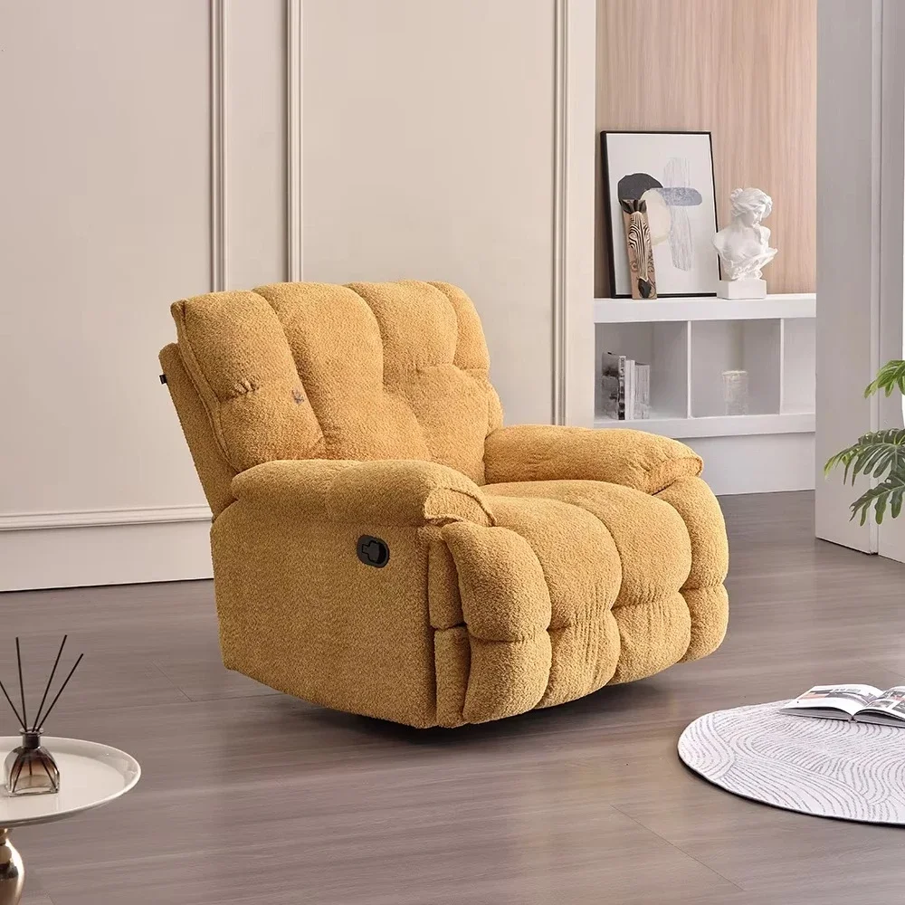 A Modern Single Recliner Sofa Canape Salon New Living Room Furniture with Relaxer Lounge Massager for Adults Rocking Chair