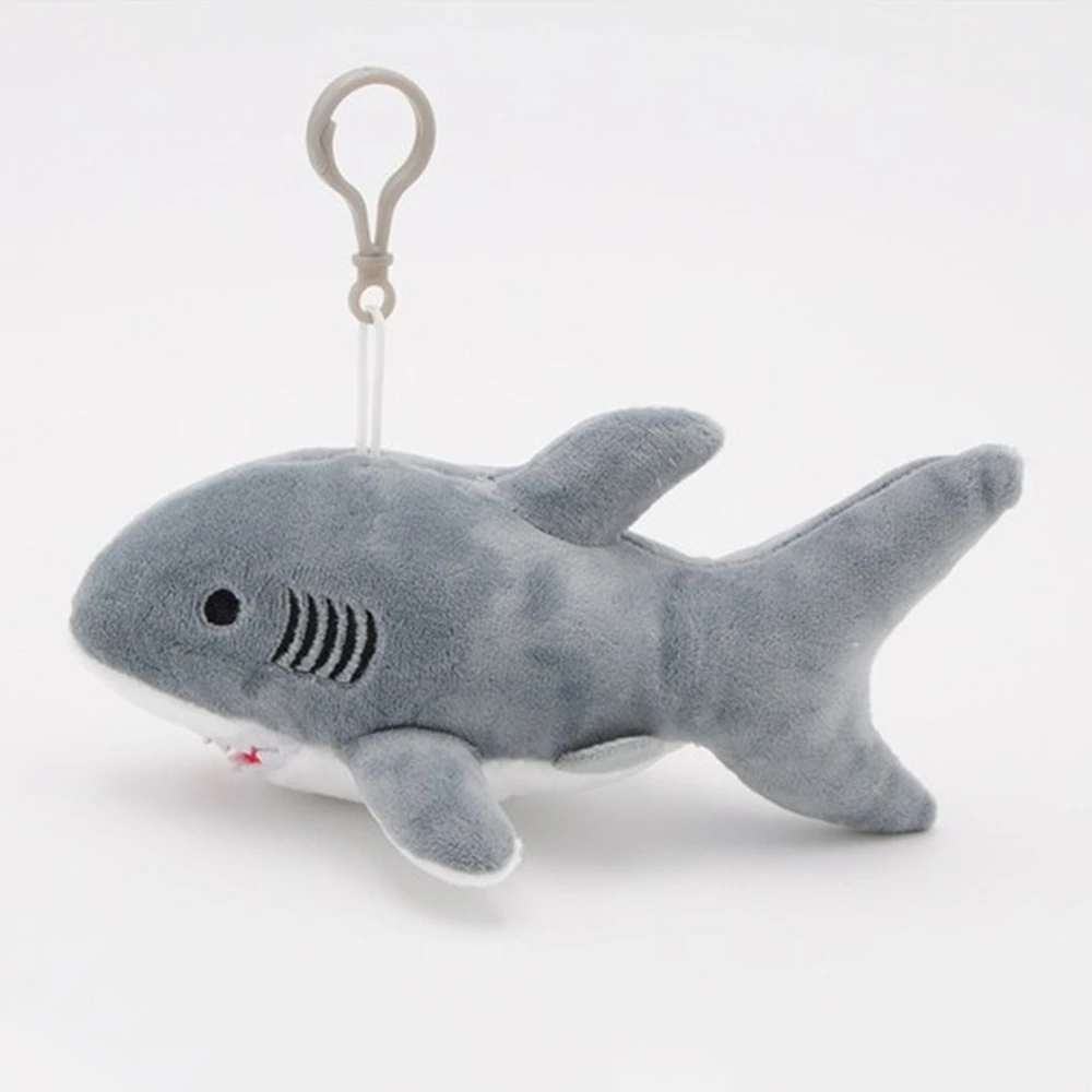 Cute 12cm 16cm Small Shark Plush TOY DOLL Stuffed Animals Plush Accessories Toy Pendant Baby Kid Gift Keychain Ornaments