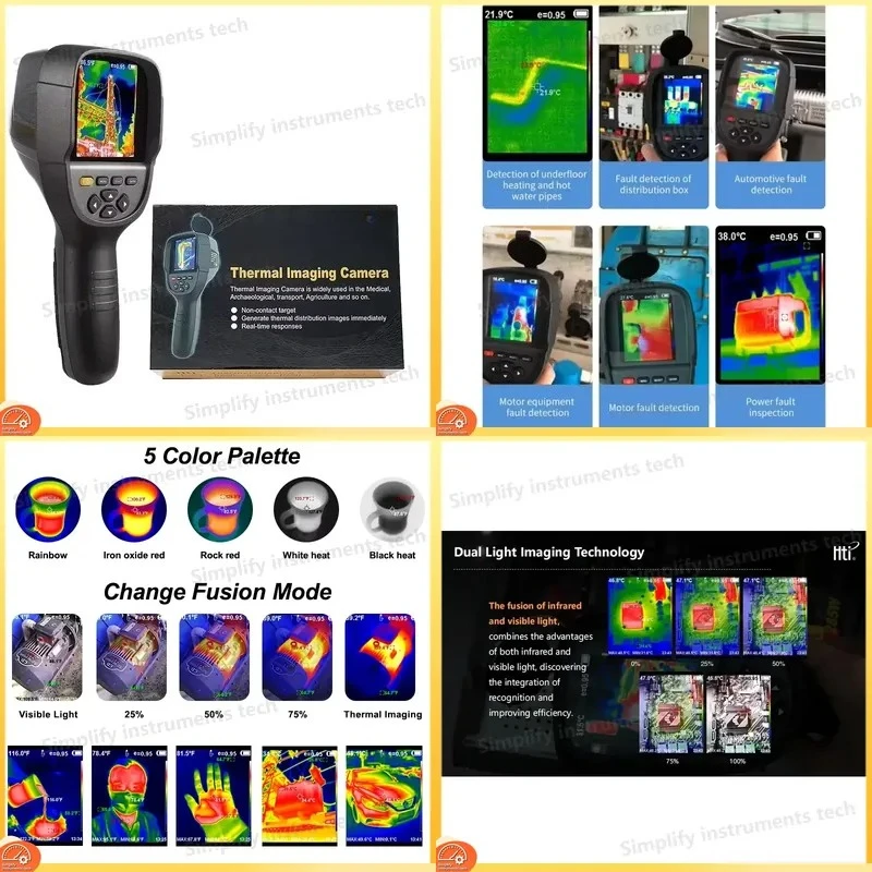 Electronics Repair Images - Infrared Thermal Imaging Camera 256x192 Resolution