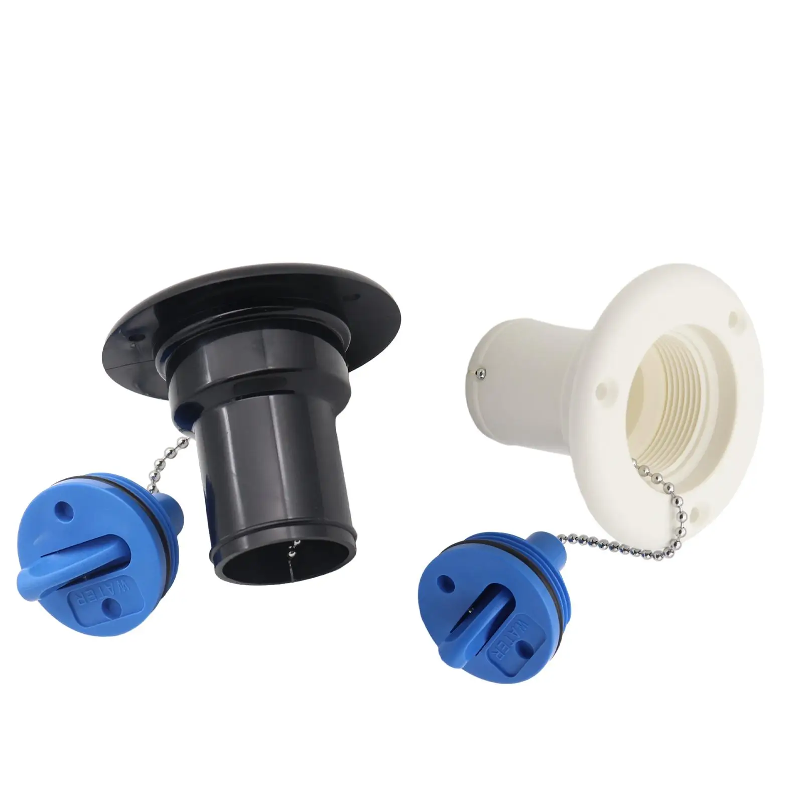 

RV Fresh Water Fill Hatch Inlet Round Durable Replace Parts Universal Nylon for Camper Trailer Yachts Boat Auto Accessories