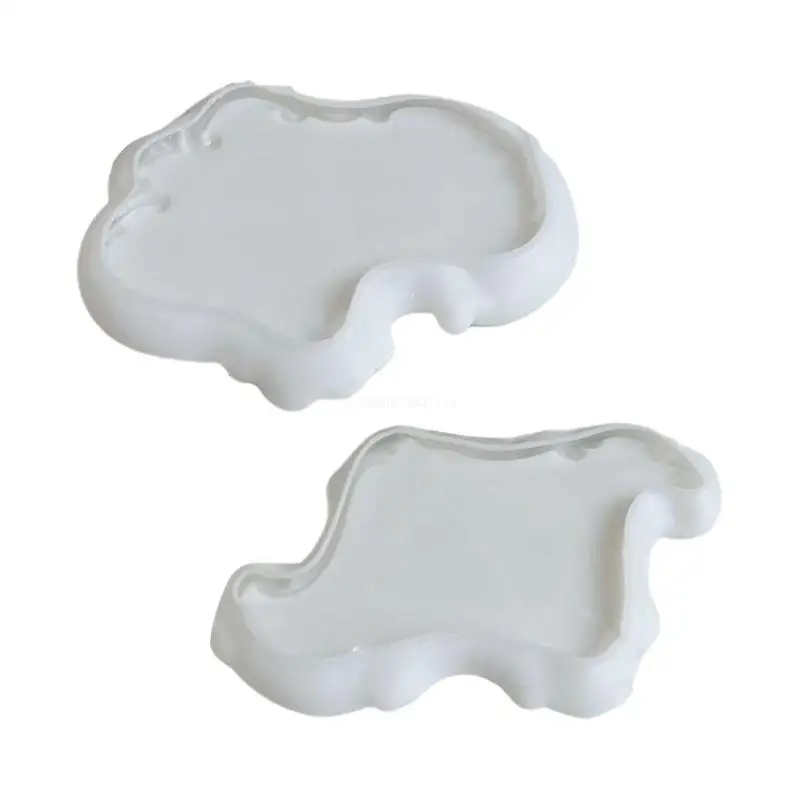 

Elegant European Silicone Tray Mold Epoxy Resin Casting Molds Gypsum Cement Mould Desktop Home Decorations Dropship