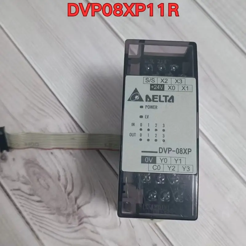 Second-hand PLC module DVP08XP11R function test is normal