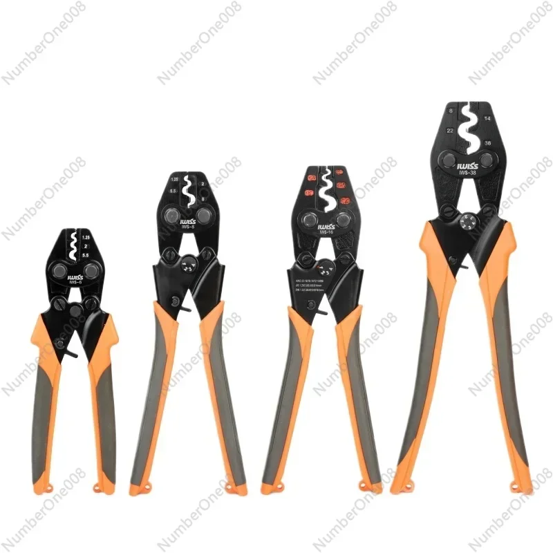 

Wise Multifunctional Crimping Pliers IWS-16/38 OT Bare Terminal UTSC Cold Pressing Terminal Pliers Crimping Pliers Ratchet