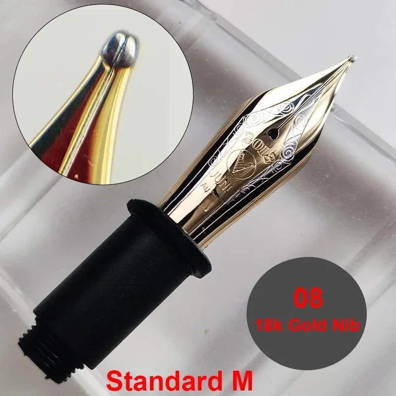 Hot WingSung Large N0.9 18K Gold Nib Standard Heartbeat JF F/M/B Nib Grip Section For WingSung 930 Fountain Pen Accessories Gift