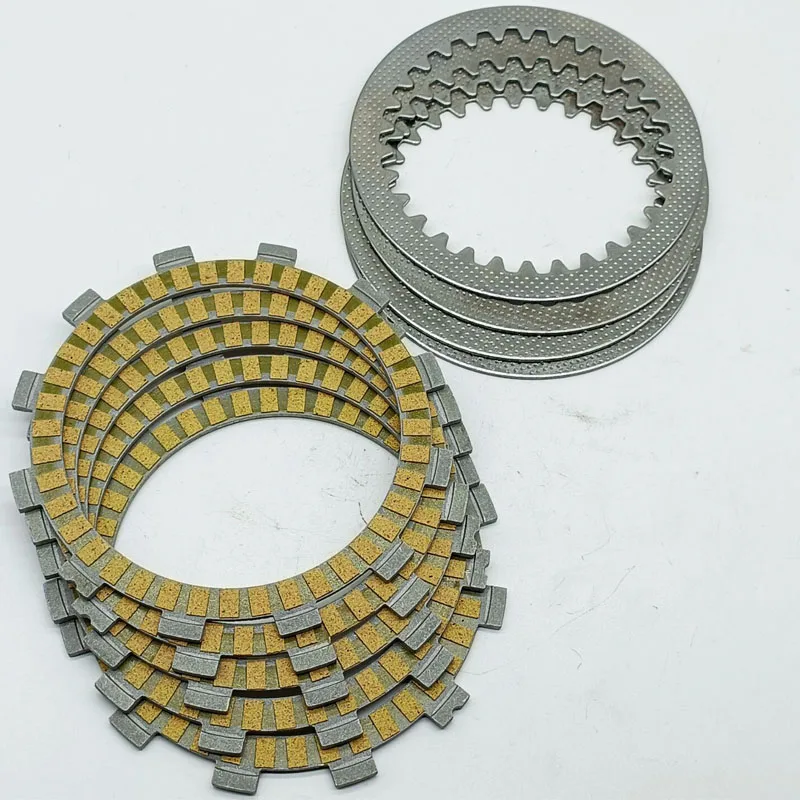 Clutch Friction Plate Discs Kit Fits Kawasaki KLX125 A1/A2/A3/A6F 2003 2004 2005 2006 KLX125 L (B1/B2/B3/B6F) 2003 2004-2006