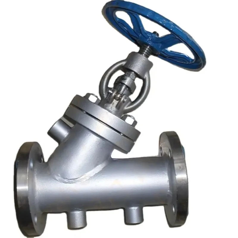 

Manual Flanged Stainless Steel Insulation Y-type Globe Valve
