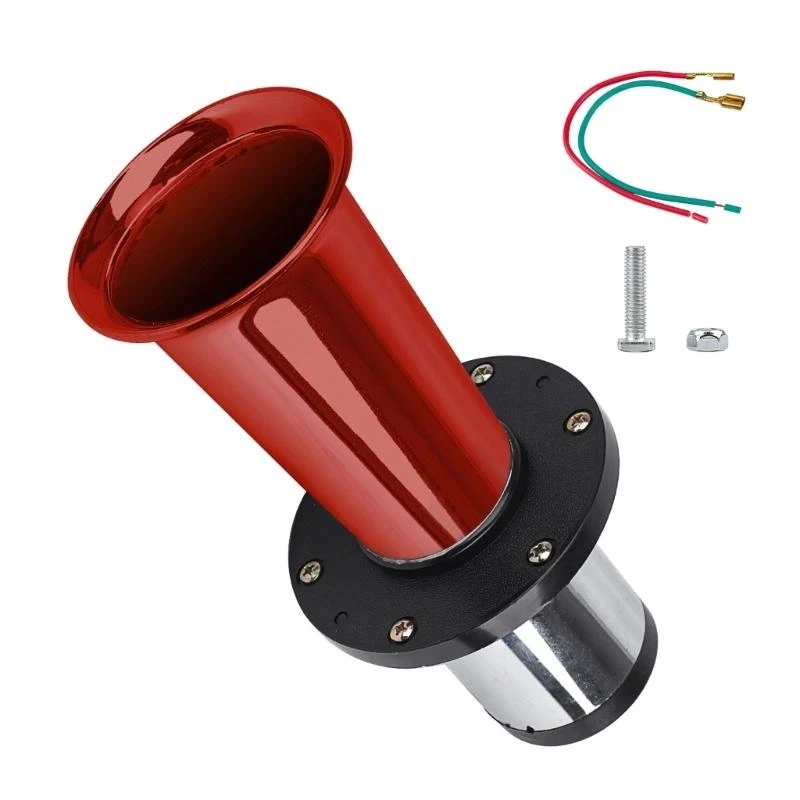 652F 12V Car Horn, 110DB Car Horn, Air Horn, Waterproof Motorcycle Modification, for Motorcycle Boats Trucks