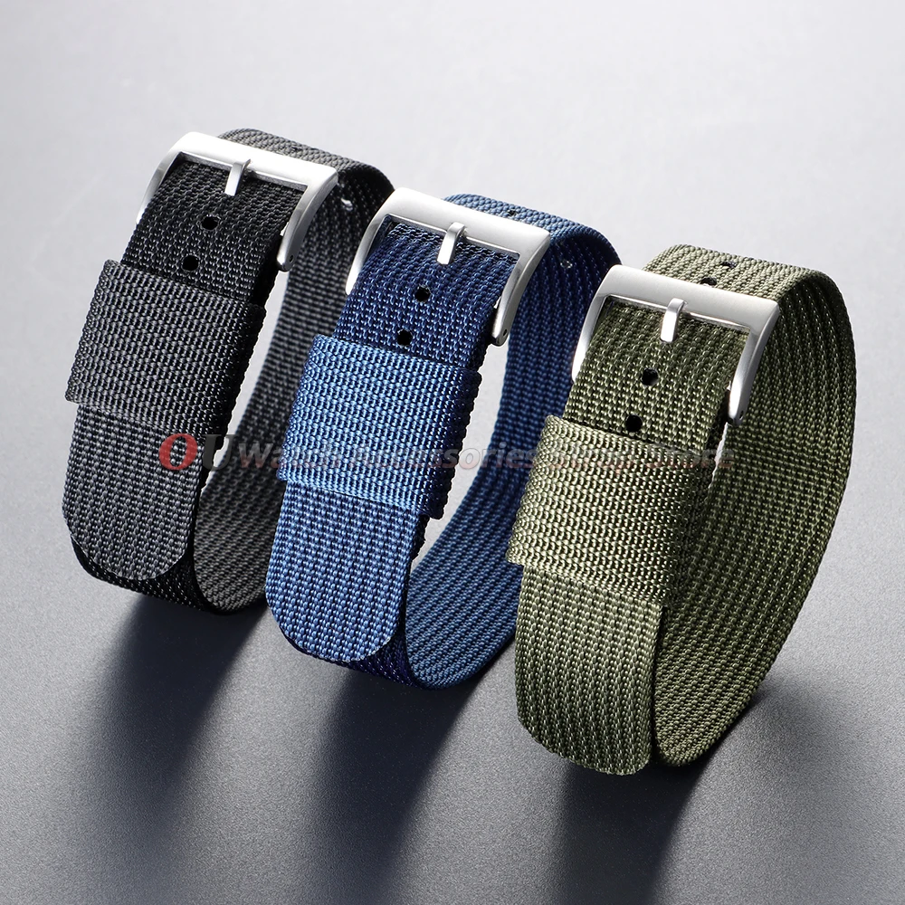 18 มม. 20 มม. 22 มม. สายนาฬิกา - Nylon Nato Strap บทวิจารณ์และราคา