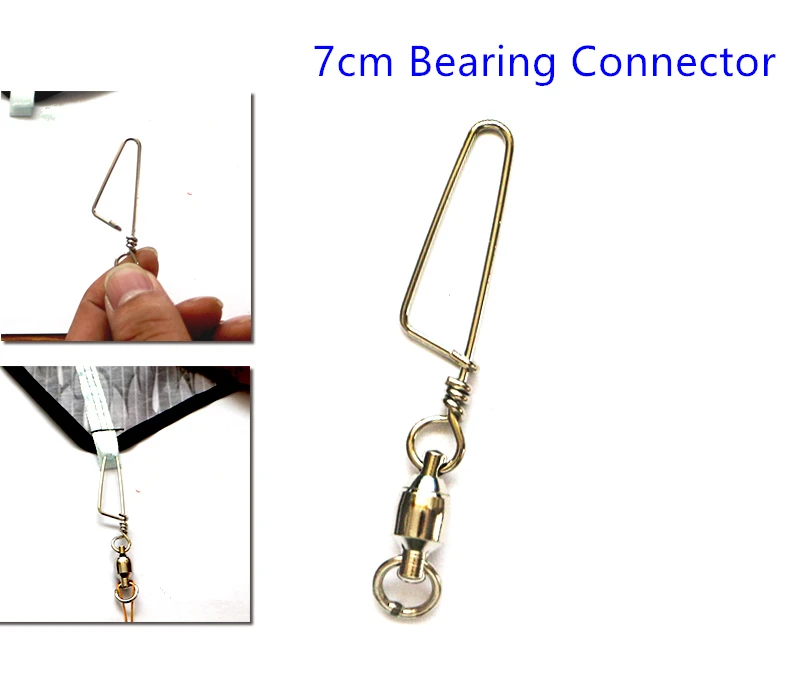 gratis verzending grote kite connector fabriek weifang kite accessoires kite reserveonderdeel lager Connector Vissen kite schild Touw