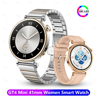 Women Smart Watch GT 4 Mini 41mm for Huawei iPhone AMOLED Always-on Display Bluetooth Call Health Smartwatch NFC GPS Route