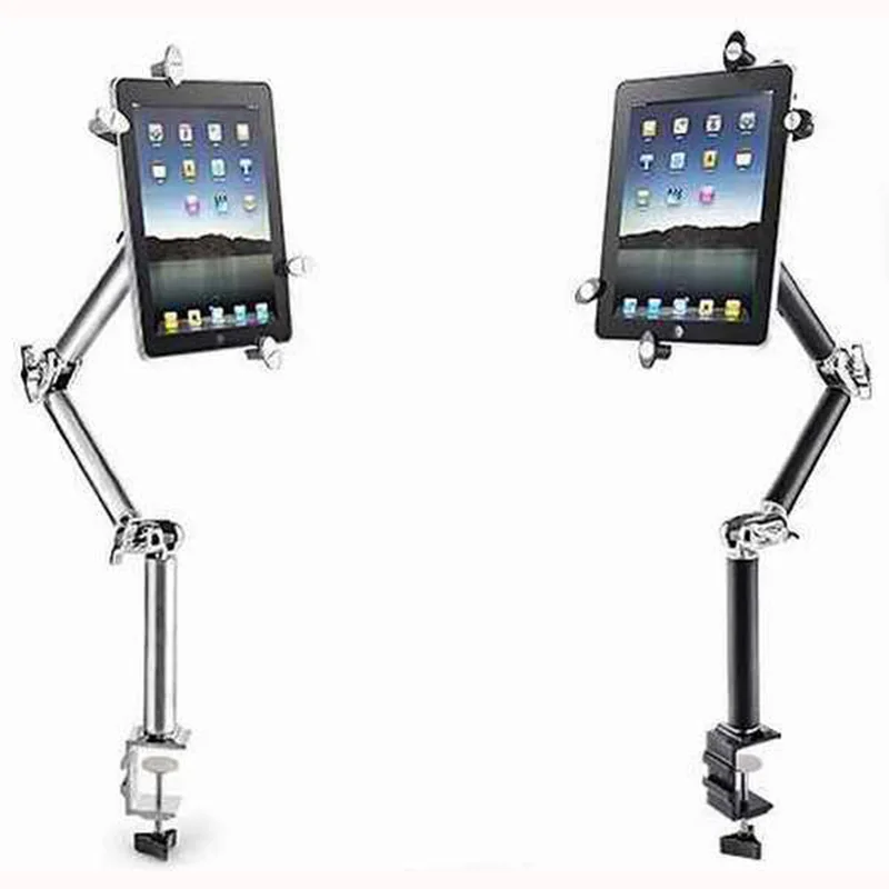 Vmonv Multifunction 360 Degree Flexible Scalable Arm Car Tablet Stand for 4 To 11 Inch Iphone Ipad Tablet Holder Lounger Bracket