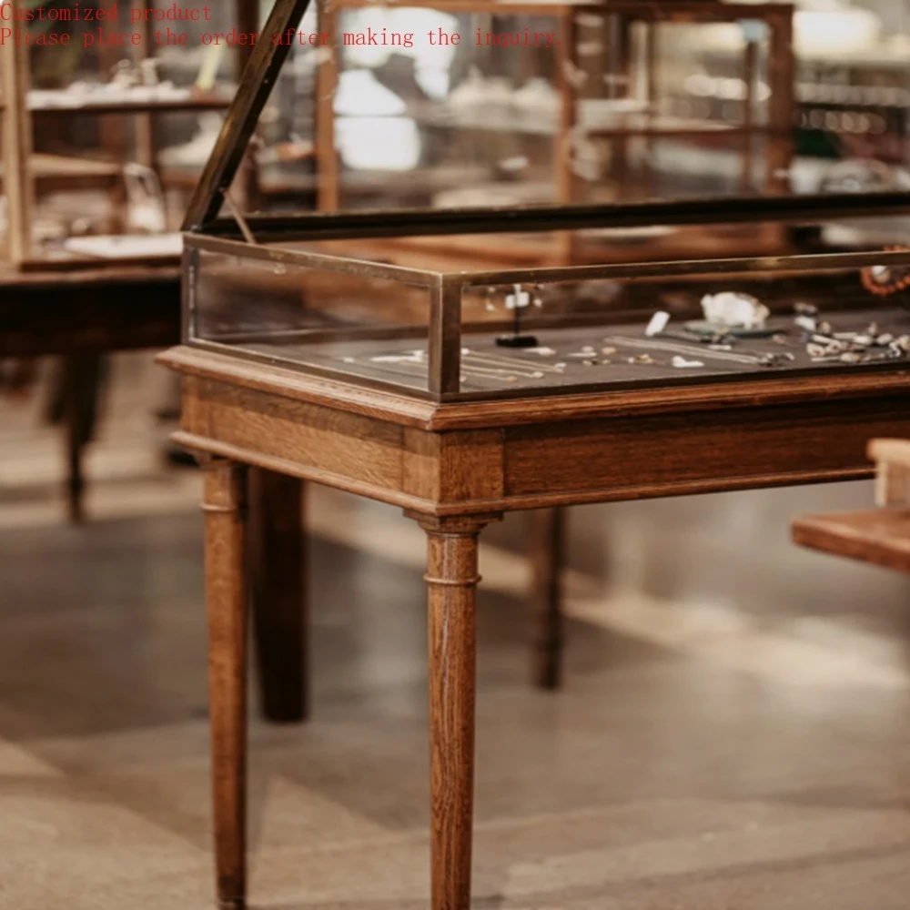 

Custom.Art Deco Glass Display Cabinet for High - End Retail Creative and Unique Jewelry showcase