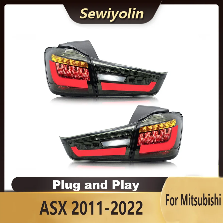 Car Auto PartsAnimation LED Trailer Lights For Mitsubishi ASX 2011-2022 Facelift Rear DRL Signal Automotive Plug And Play