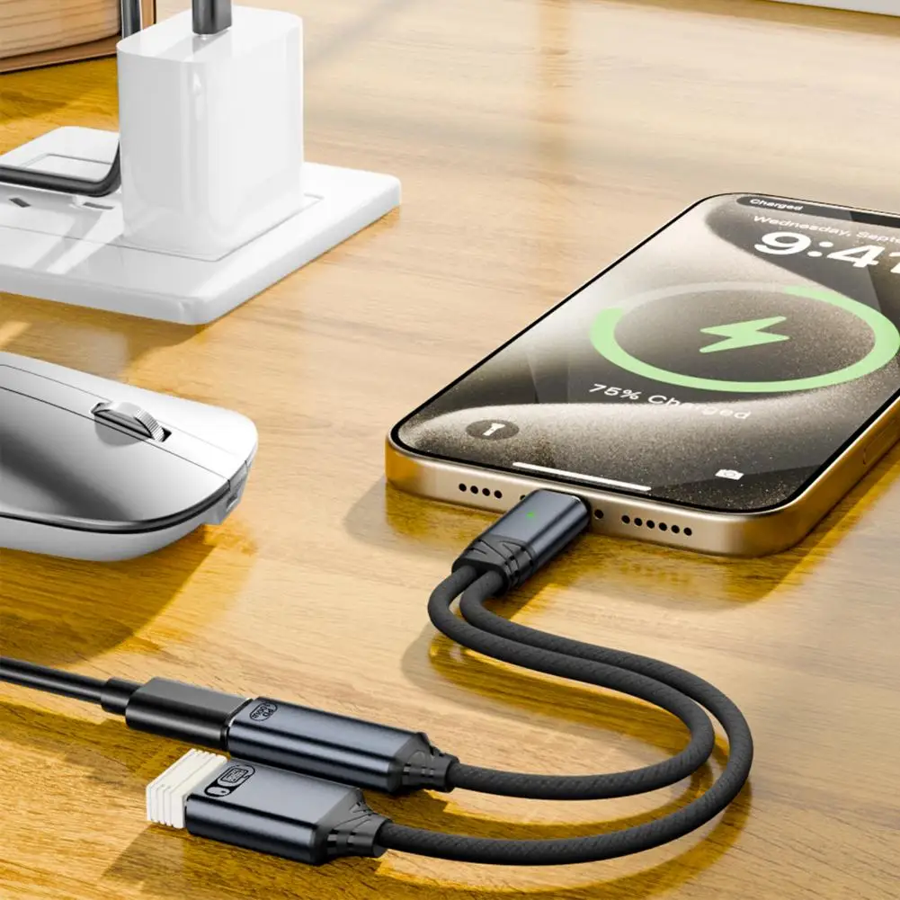 Apple 장치용 고속 충전 케이블 Usb3.0 변환 헤더 노트북용 고속 100w Pd Usb-c Otg 충전 데이터 어댑터 케이블