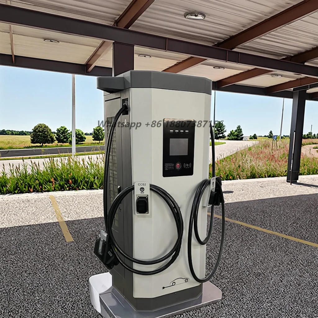 Longjian LZDC360750Y 40kw 60kw DC Fast EV Charger CCS Public Commercial EV Charging Station New