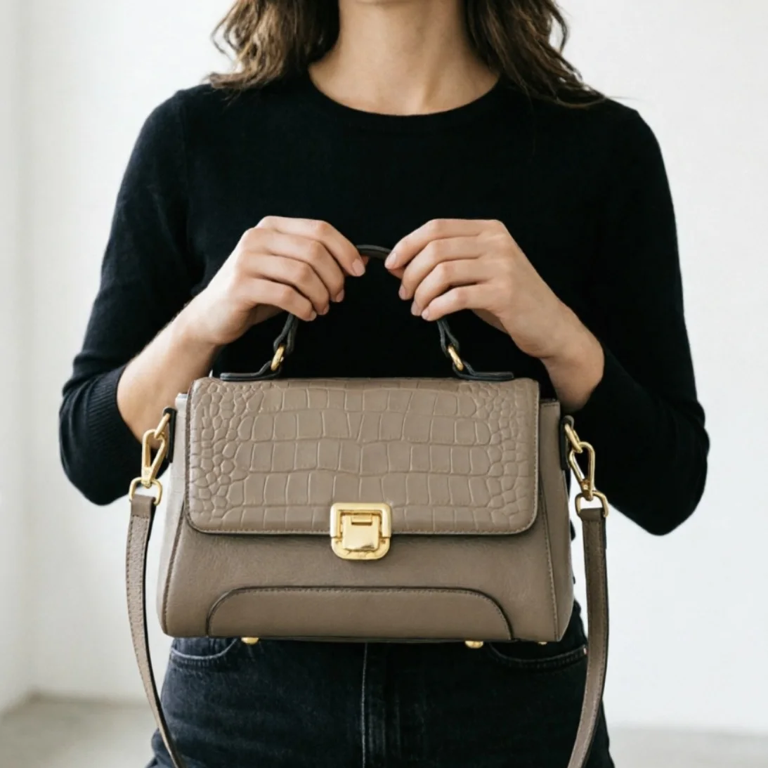 ZOOLER New Arrived Cow Leather Handbag Handmade Women Single Shoulder Bag BusinessGirl Normal Use Women Purses Quality#SC1398