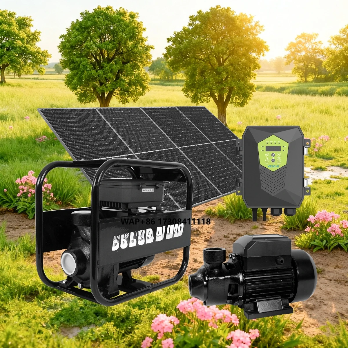 

Solar Pump Intelligent Controller Agriculture Irrigation Solar Pump Solar Pumping Kit
