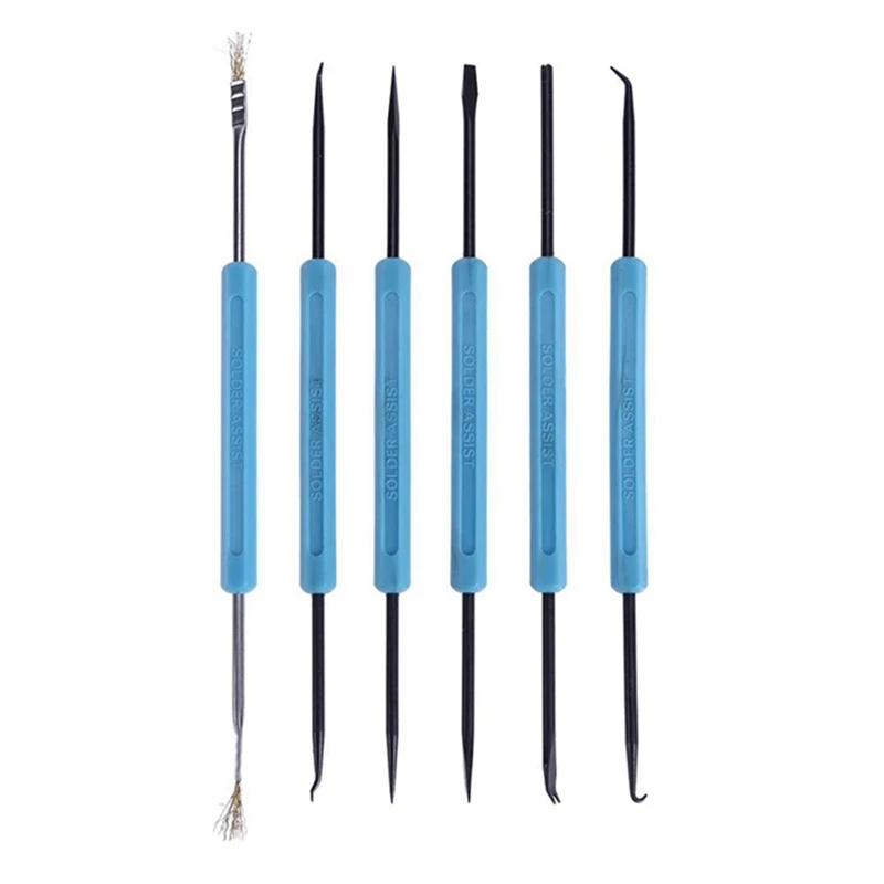 6-Piece Welding Aid Set Electronic Circuit Board Auxiliary Welding Tool Circuit Board Welding Combination Tool Set