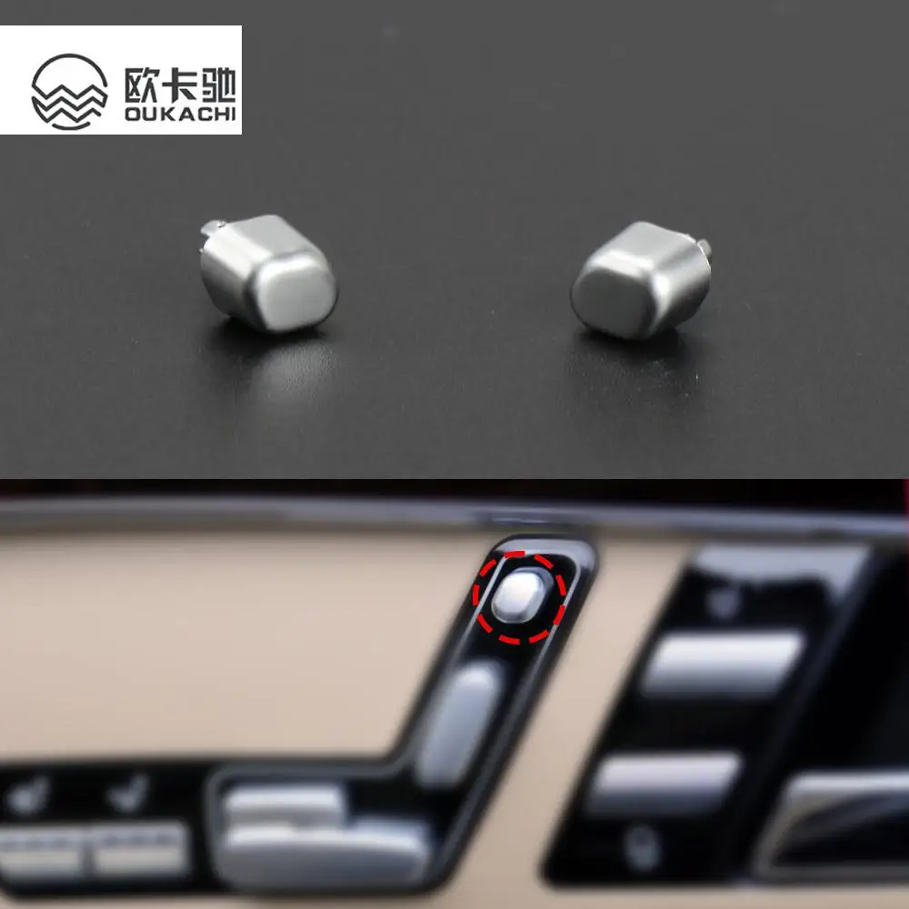 Left/Right Seat Headrest Adjust Switch Button Cap For Mercedes W221 S-Class 06-13 Switch Button Cap