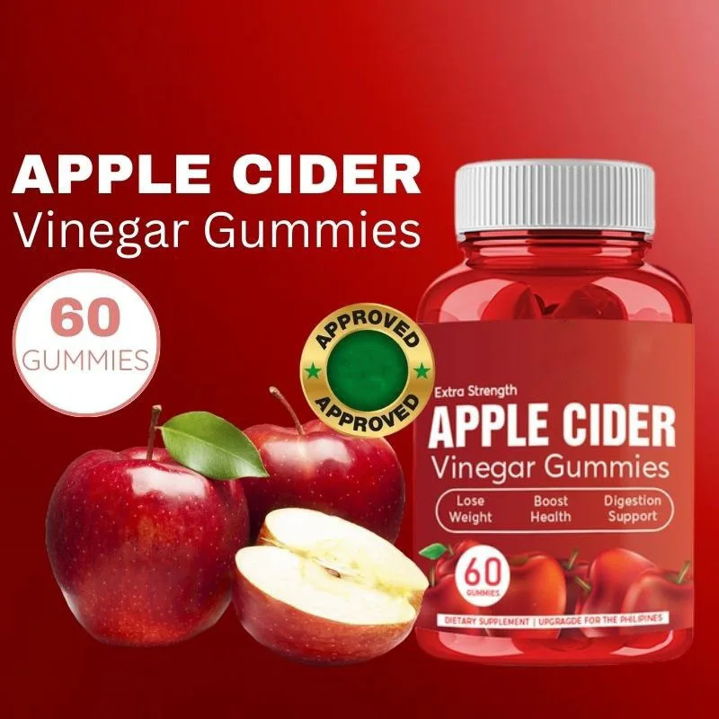 

1 bottle of apple cider vinegar gummie healthy food, supporting digestion and metabolism