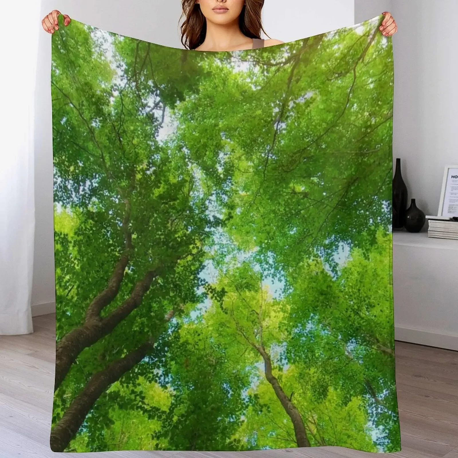 

Green Forest Earth Kingdom Beautiful Designs Throw Blanket Soft Plush Plaid Soft Beds For Sofa Thin Hair Blankets