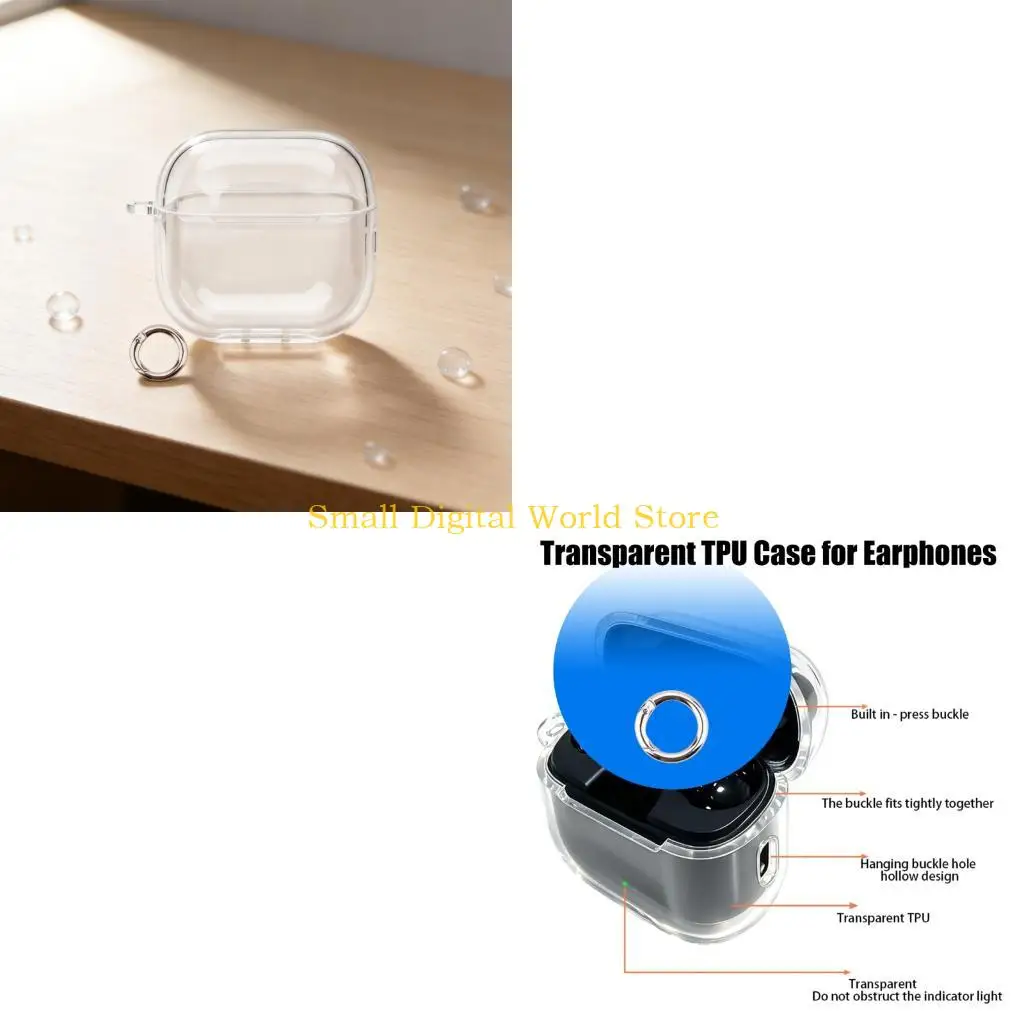 77UB Earbud Case Cover Housing with Separate Lid Section and Charging Opening for P42I