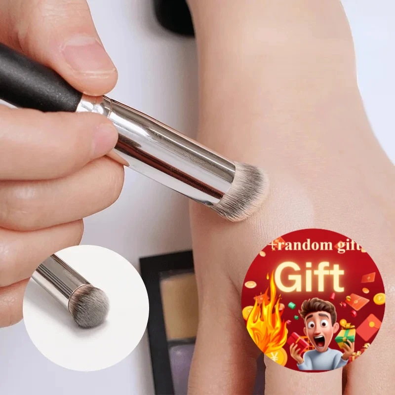 1-3 قطع من فرشاة كونسيلر كريم الأساس GL4، فرش أحمر الخدود الفاخرة، فرشاة مكياج الوجه الكثيفة الخالية من العيوب للمزج #1